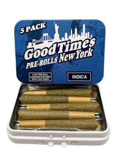 5 PACK INFUSED PRE-ROLL - PURPLE PUNCH