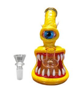 MORTY SMITH SILICONE AND GLASS BEAKER BONG